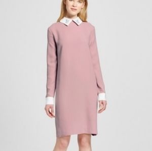 Bunny Print Collar Shift Dress by Victoria Beckham